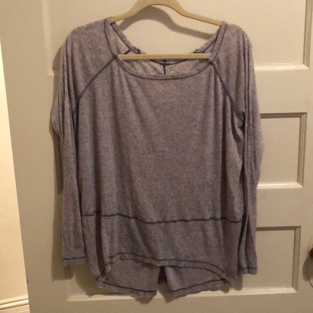 Free people grey t shirt